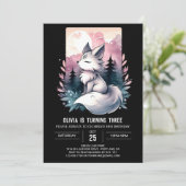 マジカルミニマリストウルフ誕生日 招待状 (スタンド正面)