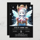 マジカルミニマルプリンセス誕生日 招待状 (正面/裏面)