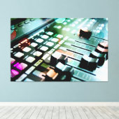 マジカルミュージックミキサー キャンバスプリント (インサイチュ (ウッドフロア))