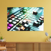 マジカルミュージックミキサー キャンバスプリント (インサイチュ (リビング))