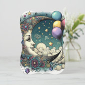 マジカルムーン誕生日カード | グリーティングカード (スタンド正面)