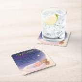 マジカルムーン1stバースデーキープサケ招待状 ペーパーコースター (インサイチュ)