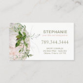 マジカルムーン&グリーン霊気名刺 名刺 (裏面)