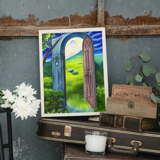 マジカルメドウポータルアートプリント ポスター