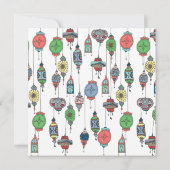 マジカルモロッコランタン結婚式招待状 招待状 (裏面)