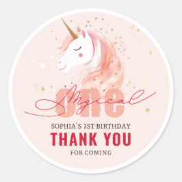 マジカルユニコーンの初誕生日 ラウンドシール