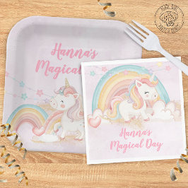 マジカルユニコーンの誕生日 スタンダードランチョンナプキン