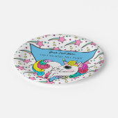 マジカルユニコーンガーリーレインボーレトロスターズトライアングル ペーパープレート (アングル)