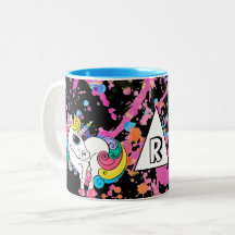 マジカルユニコーンガーリーレインボーレトロ絵を描（ばちゃばちゃ）跳ねる