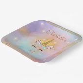 マジカルユニコーンガールズ誕生日 ペーパープレート (傾斜あり)