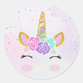 マジカルユニコーングリッター ラウンドシール