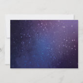 マジカルユニコーンスランバー誕生日写真招待状 サンキューカード (裏面)