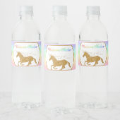 マジカルユニコーンネクタールレインボー金ゴールド ペットボトルラベル (ボトル)