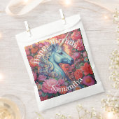 マジカルユニコーンハッピーバースデー フェイバーバッグ (クリップ留めされた状態)