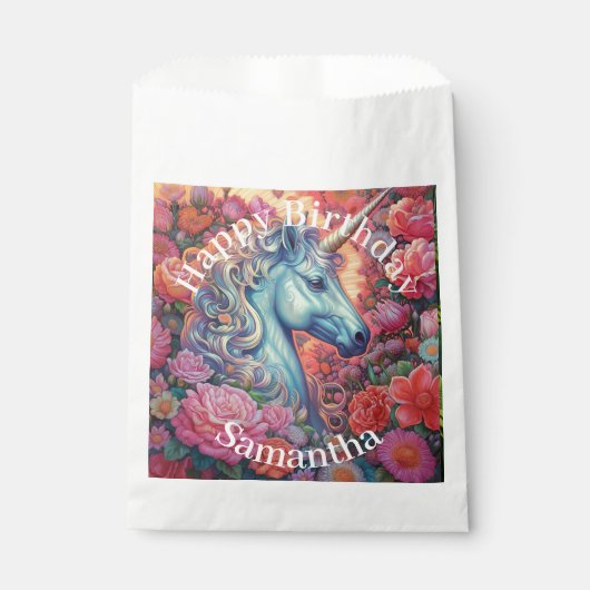 マジカルユニコーンハッピーバースデー フェイバーバッグ (正面)