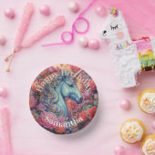 マジカルユニコーンハッピーバースデー ペーパーボウル (パーティー)