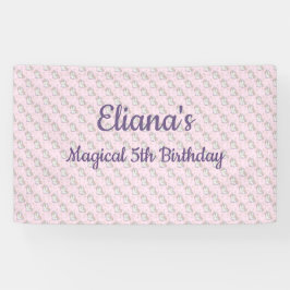 マジカルユニコーンパステルレインボーバースデーパーティー 横断幕