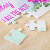 マジカルユニコーンパーソナライズされたフォトジグソーパズル ジグソーパズル (側面)