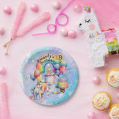 マジカルユニコーンパーティー子供の誕生日アイディア ペーパープレート (パーティー)