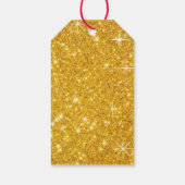 マジカルユニコーンフェイクグリッター誕生日ありがとう ギフトタグ (裏面)