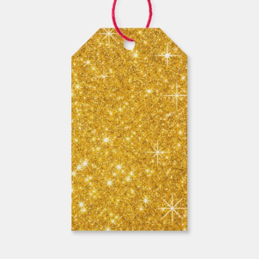 マジカルユニコーンフェイクグリッター誕生日ありがとう ギフトタグ (裏面)