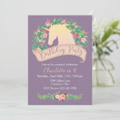 マジカルユニコーンフローラ誕生日パーティー 招待状 (スタンド正面)