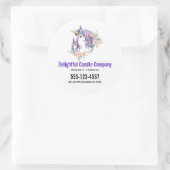 マジカルユニコーンママ&ベビーウォーターカラービジネス ラウンドシール (バッグ)