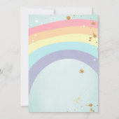 マジカルユニコーンレインボーガール誕生日招待状 招待状 (裏面)
