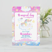 マジカルユニコーンレインボーバースデーパーティー 招待状 (スタンド正面)