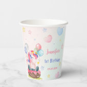 マジカルユニコーンレインボーバースデーパーティー 紙コップ (裏面)