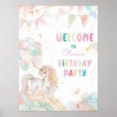マジカルユニコーンレインボー誕生日へようこそ ポスター (正面)