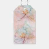 マジカルユニコーンレインボー誕生日サンキューユキュ ギフトタグ (裏面)