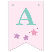 マジカルユニコーンレインボー誕生日バンティングバナー バンティングフラッグ (第2の旗)