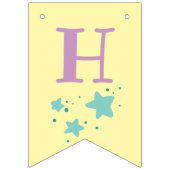 マジカルユニコーンレインボー誕生日バンティングバナー バンティングフラッグ (第1の旗)