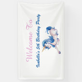 マジカルユニコーンレインボー5thバースデーパーティー 横断幕 (縦)