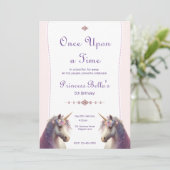 マジカルユニコーンワンスオンザタイムプリンセス誕生日 招待状 (スタンド正面)