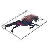 マジカルユニコーン宇宙星雲 ノートブック (左側)