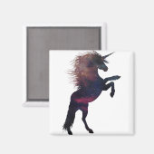 マジカルユニコーン宇宙星雲 マグネット (正面/裏面)