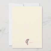 マジカルユニコーン招待状 招待状 (裏面)