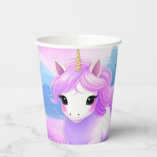 マジカルユニコーン紙カップ 紙コップ (左)