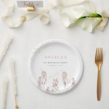 マジカルユニコーン紙プレート