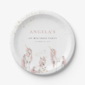 マジカルユニコーン紙プレート ペーパープレート (正面)