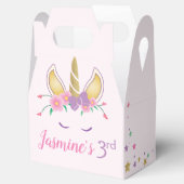 マジカルユニコーン誕生日の好意ボックス フェイバーボックス (オープン)