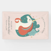 マジカルユニコーン誕生日へようこそ 横断幕 (横)