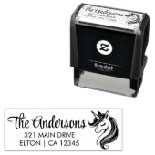 マジカルユニコーン誕生日バッシュ セルフインキングスタンプ (インサイチュ)