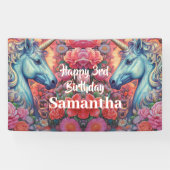 マジカルユニコーン誕生日バナー 横断幕 (横)