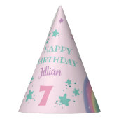 マジカルユニコーン誕生日パーティー パーティーハット (左)