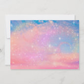 マジカルユニコーン誕生日レインボーフェアユタレ 招待状 (裏面)