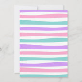 マジカルユニコーン誕生日招待状 招待状 (裏面)