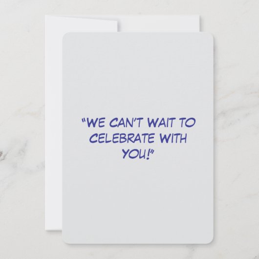 マジカルユニコーン誕生日招待状- Rainbow Part 招待状 (裏面)